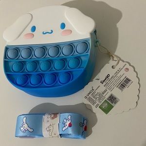 Cinnamoroll Pop It Silicone Crossbody Bag